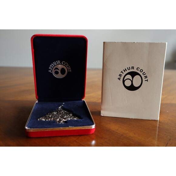 ARTHUR COURT Brer Rabbits Bunny in Christmas Tree Ornament 1990 Taiwan w/ Box - Picture 2 of 12